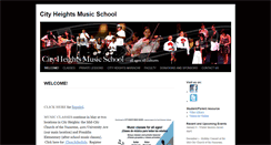 Desktop Screenshot of cityheightsmusicschool.com